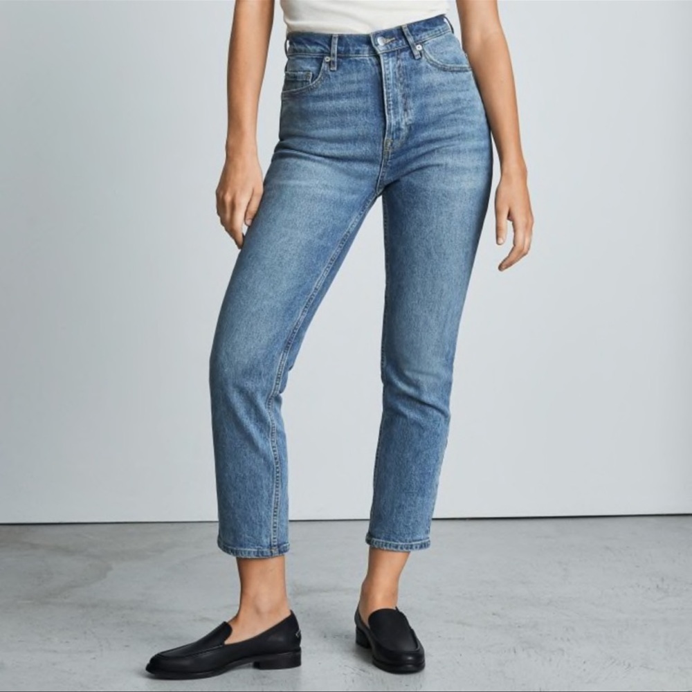 Everlane The High Rise Cheeky Straight Jean